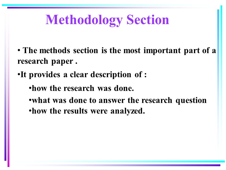 What Is A Dissertation Methodology Chapter?